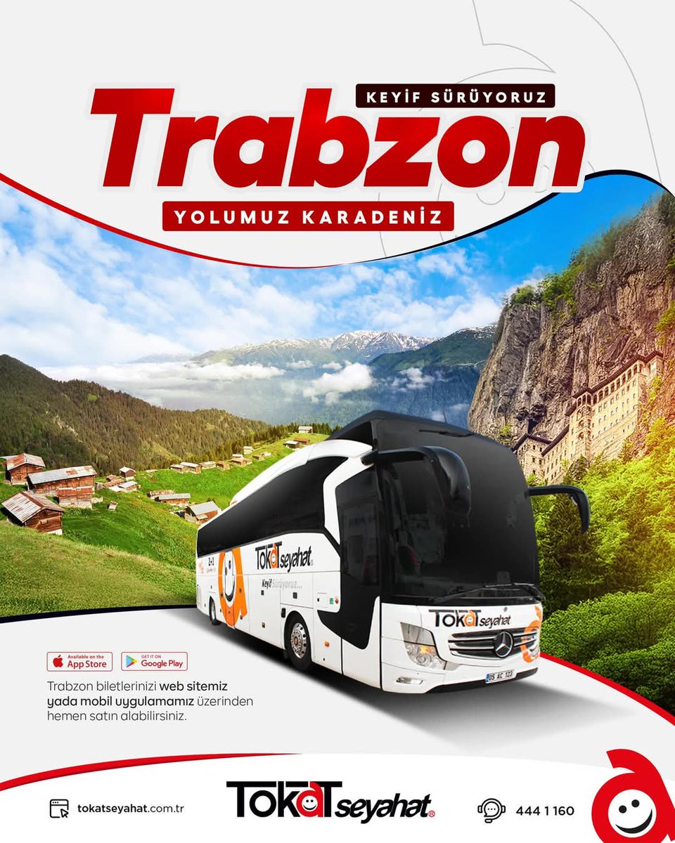 60 Tokat &lt;---&gt;61 Trabzon

Uzun yıllardır süren hasret sona eriyor. En çok talep edilen sefer başlıyor. 

Trabzon yolu artık daha keyifli...
