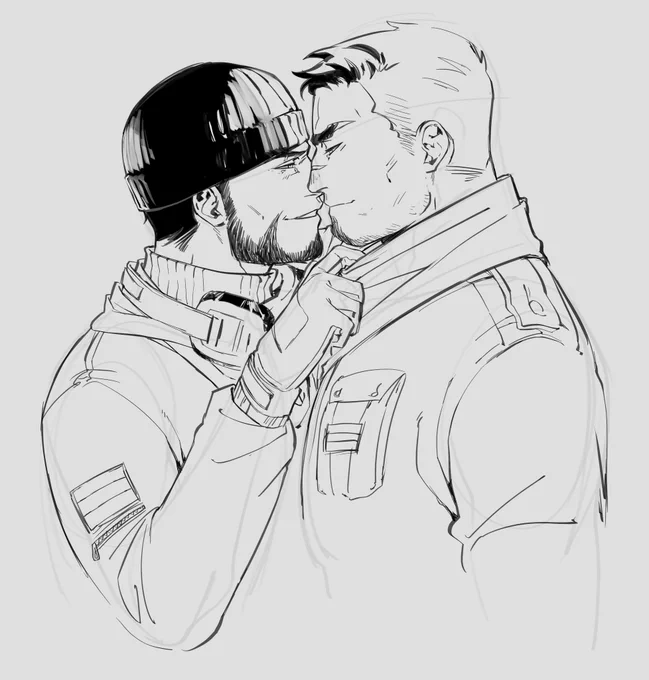 some kapglaz and smokemute 💕 #r6s 