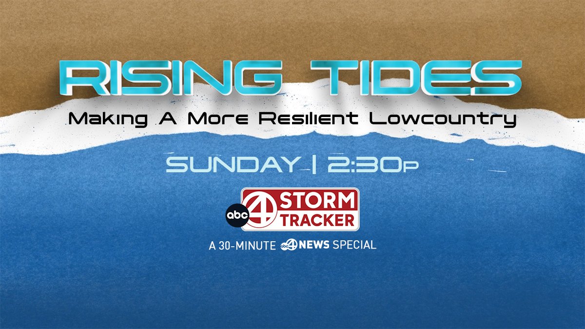 News 4 went all over the Lowcountry to see firsthand how people in all walks of life are impacted by climate change and how they are adapting to it. "Rising Tides: Making a More Resilient Lowcountry" airs at 2:30 pm and premieres on our YouTube channel at 3 pm on Sunday, May 25.