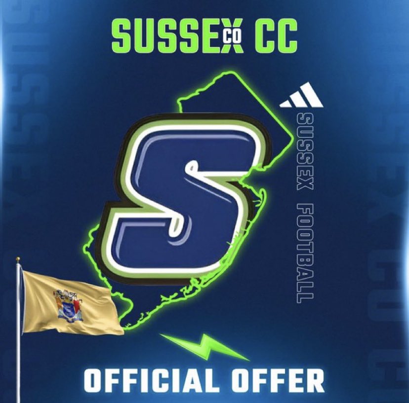 Blessed to receive a offer from <a href="/Sussexfootball5/">Sussex Football</a> <a href="/Coach_C_Fisher/">C_Fisher_</a> <a href="/247Sports/">247Sports</a> #AGTG