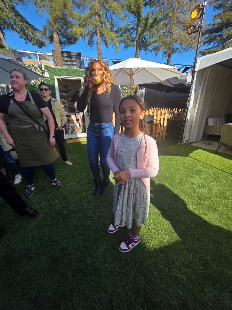 Forever in Olympia's shadow. She killed it yesterday on stage at <a href="/BottleRockNapa/">BottleRock Napa</a>