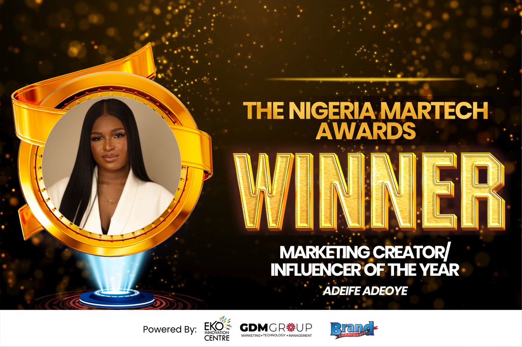 themarkhack's tweet photo. Marketing Creator/Influencer of the Year – Adeife Adeoye
Three cheers for Adeife Adeoye—your authentic storytelling and strategic insight have inspired countless marketers and creators across Nigeria.
Stay tuned for more highlights!
#MarkHack4 #InfluencerOfTheYear https://t.co/mzXLxZf39l