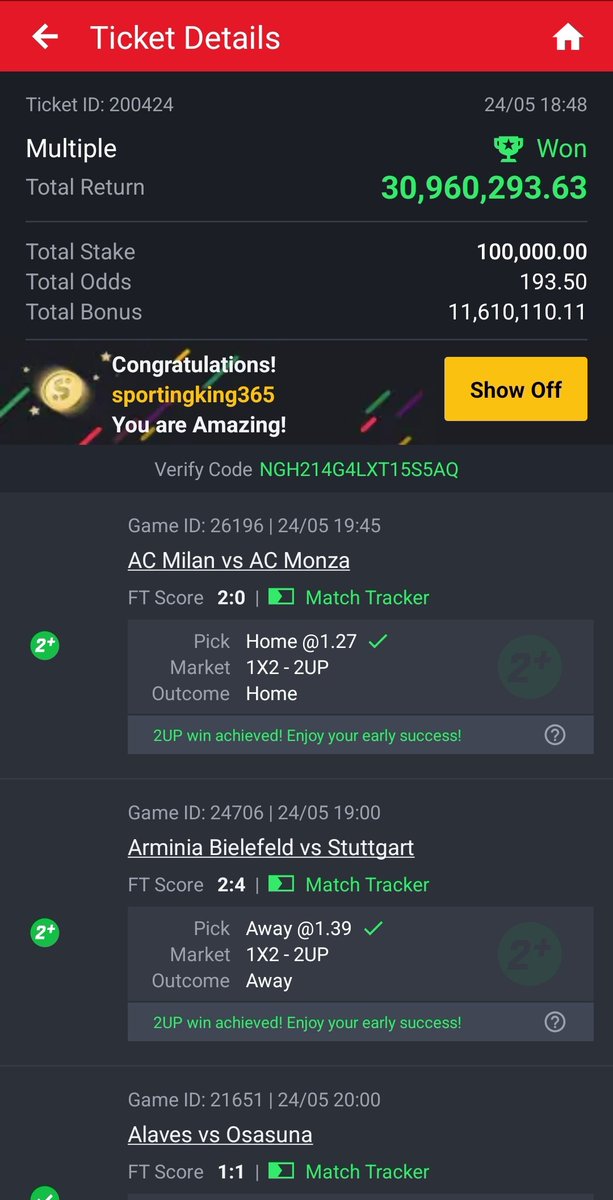 Drop winning tickets.