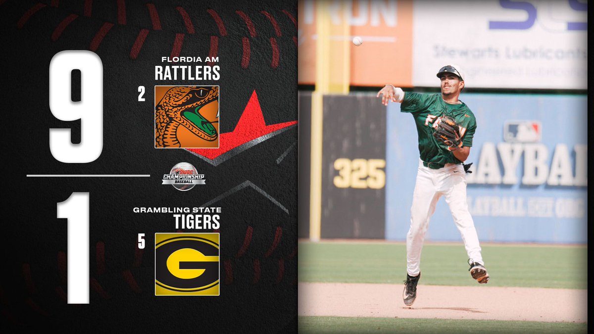 Rattlers get the bounce-back win and are headed to the 2025 SWAC Baseball Championship! 

#SWACBSB