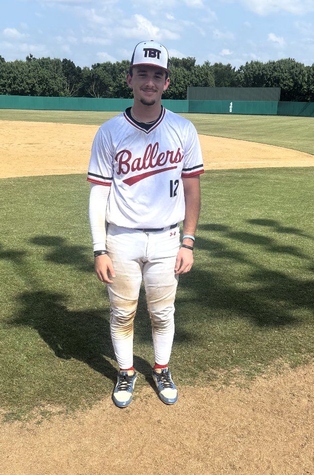 ✭Five Tool Texas✭ (@fivetooltexas) on Twitter photo F: <a href="/TBTTexas/">TBT Texas Baseball</a> 16U Scout 3, Louisiana Baseball Dirtbags Nation 0
PoG: <a href="/PatchTuggle/">Patrick (Patch) Tuggle</a> 1-1, 2B, 2 RBI F: <a href="/TBTTexas/">TBT Texas Baseball</a> 16U Scout 3, Louisiana Baseball Dirtbags Nation 0
PoG: <a href="/PatchTuggle/">Patrick (Patch) Tuggle</a> 1-1, 2B, 2 RBI