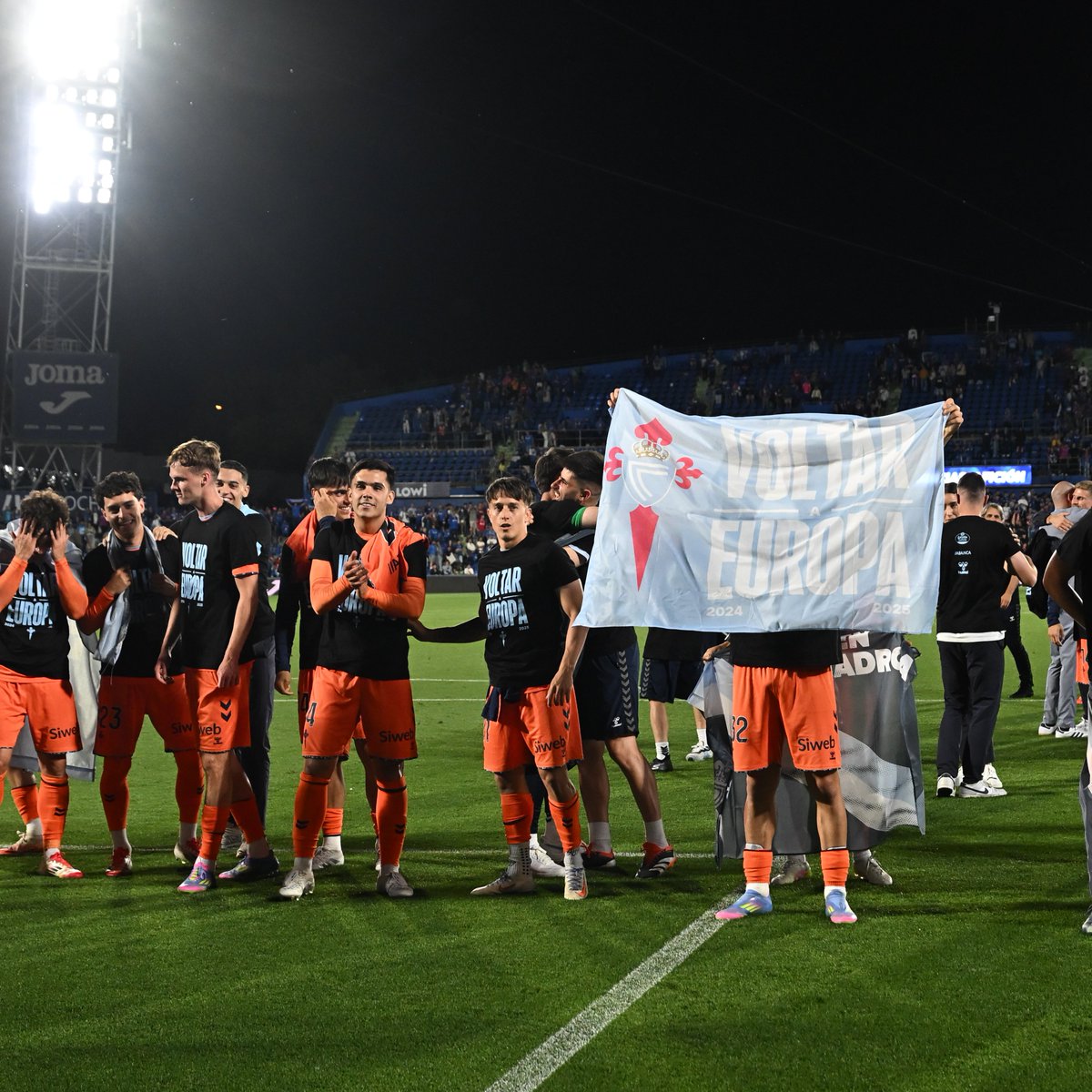 LaLiga's tweet photo. ✅ VOLTAR A EUROPA. 

💙 @RCCelta 💙

#GetafeCelta | #LALIGAEASPORTS | #DesenlaceLALIGA https://t.co/MBhKDHEKLd
