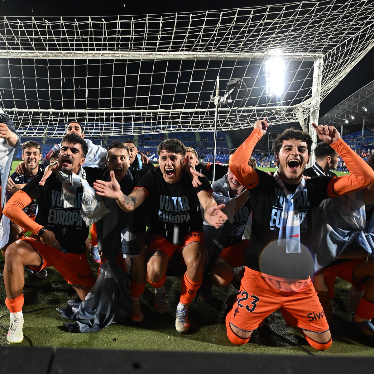 LaLiga's tweet photo. ✅ VOLTAR A EUROPA. 

💙 @RCCelta 💙

#GetafeCelta | #LALIGAEASPORTS | #DesenlaceLALIGA https://t.co/MBhKDHEKLd