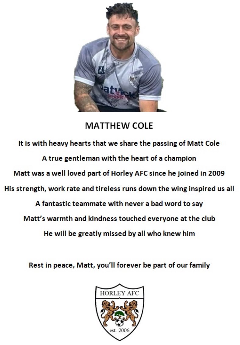 Horley AFC Sunday tweet media