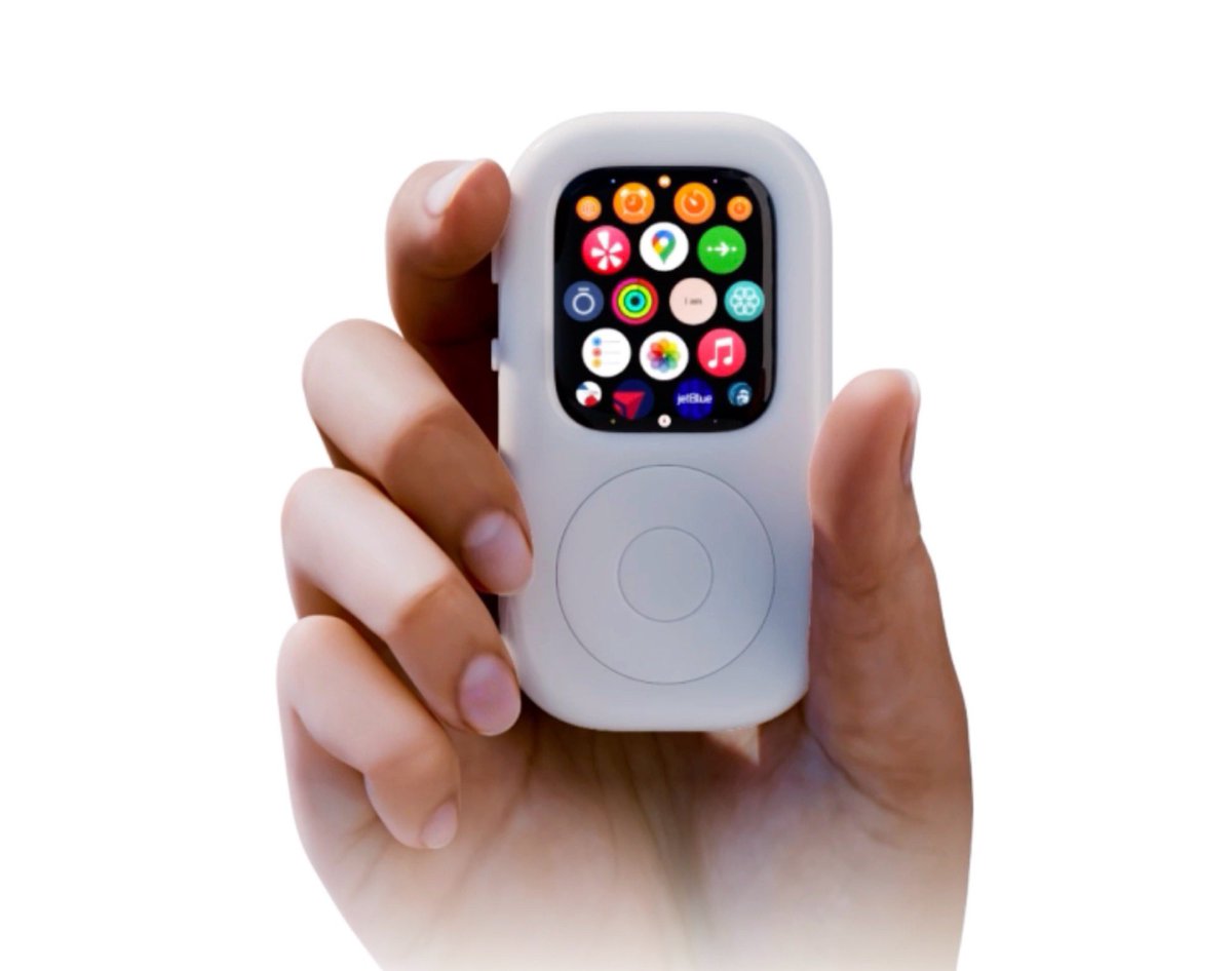 TinyPod

When I was young, I hacked my iPod nano into a makeshift Apple Watch. Because nothing screams innovation like taping tech to your wrist.

Now? The cycle is complete. Behold: the Apple Watch… as an iPod. Nostalgia? Check. Clever? Absolutely. Ergonomics? Hmm.

The design