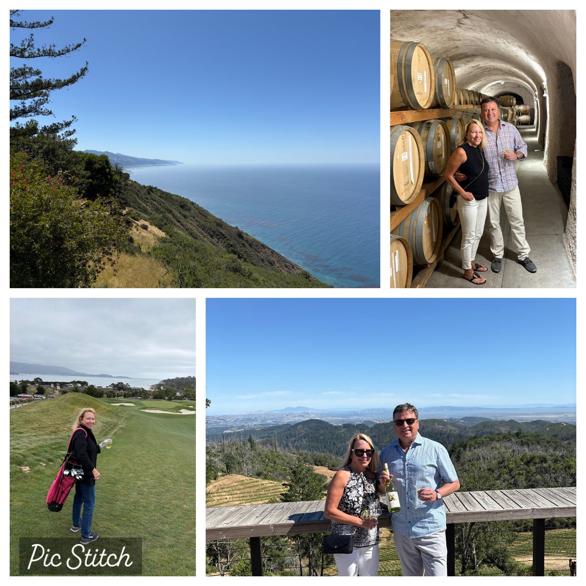 PCH, Pebble Beach, Big Sur, Napa…..wraps up quite the vaca!!  😎🥂
