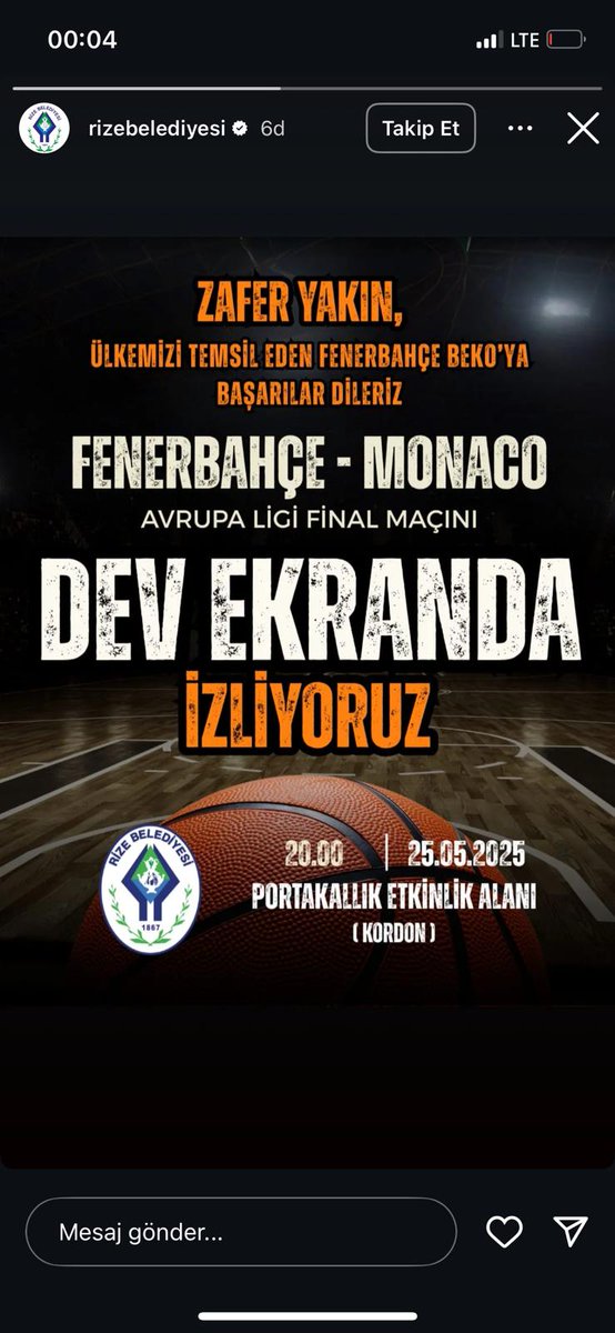 gfbrize53's tweet photo. Tüm Rize halkını yarın akşam kordona bekliyoruz kupa bizim olacak teşekürler @rahmimetin @rizebelediye https://t.co/qQ2wozoBon