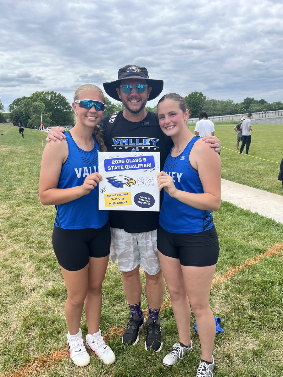 Valley Jav Crew (@valleyjavcrew) on Twitter photo <a href="/MadisonRust3/">Madison Rust</a> & <a href="/Mojo14_2027/">Molly Jones</a> finish 1st & 4th, respectively, to qualify for their first trips to State! They will throw at Jeff City Hs on Friday, May 30, at 10:00! <a href="/MadisonRust3/">Madison Rust</a> & <a href="/Mojo14_2027/">Molly Jones</a> finish 1st & 4th, respectively, to qualify for their first trips to State! They will throw at Jeff City Hs on Friday, May 30, at 10:00!