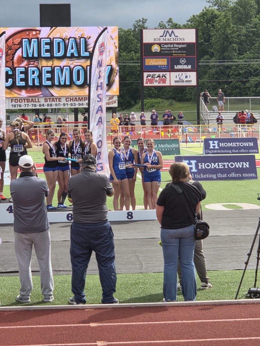 JHS Blue Jays Track and Field (@bluejaystrack) on Twitter photo This team worked so hard to get here. They are banged up and powered through to earn their spot on the podium. They are the heart of a BlueJay! Way to finish what you started!
<a href="/R7Activities/">R7 Activities</a> This team worked so hard to get here. They are banged up and powered through to earn their spot on the podium. They are the heart of a BlueJay! Way to finish what you started!
<a href="/R7Activities/">R7 Activities</a>