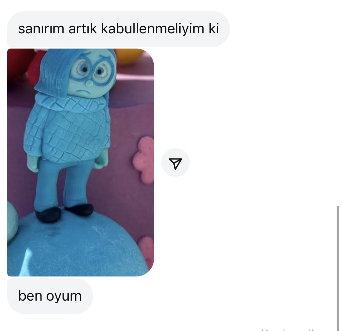 acurfeyzaa's tweet photo. İnside outta neşe olduğuna ikna etmeye çalışmıştım ama başarılı olamadım 😔😔 https://t.co/VSey9fPlH8