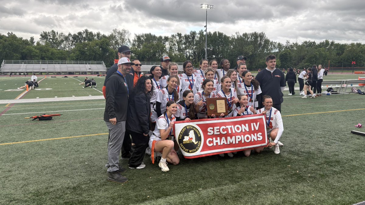 TJ Eck (@tjeck_tv) on Twitter photo The <a href="/UECSDTigers/">UECSD Tigers</a> are <a href="/Sect4Athletics/">Section IV of NYSPHSAA</a> champions in <a href="/Section4GirlsFF/">Section 4 Girls Flag Football</a>
U-E defeats Binghamton, 27-12, to claim the title
Coverage tonight on <a href="/wicztv/">FOX 40 News WICZ TV</a> at 10! The <a href="/UECSDTigers/">UECSD Tigers</a> are <a href="/Sect4Athletics/">Section IV of NYSPHSAA</a> champions in <a href="/Section4GirlsFF/">Section 4 Girls Flag Football</a>
U-E defeats Binghamton, 27-12, to claim the title
Coverage tonight on <a href="/wicztv/">FOX 40 News WICZ TV</a> at 10!