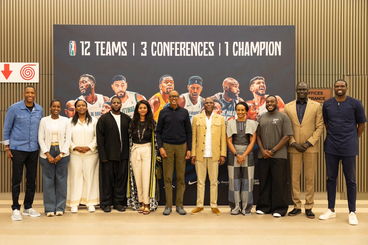 Presidency | Rwanda (@urugwirovillage) on Twitter photo On the sidelines of #BAL5, President Kagame met with <a href="/NBA_Africa/">NBA Africa</a> investors and discussed the growth of the league on the continent. On the sidelines of #BAL5, President Kagame met with <a href="/NBA_Africa/">NBA Africa</a> investors and discussed the growth of the league on the continent.