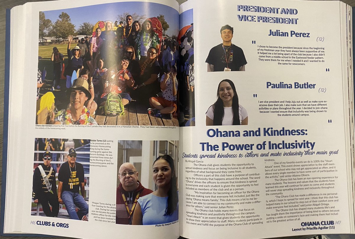 ehsohana's tweet photo. Thank You to the @EHSSaluteYBK for the Awesome section on us. We appreciate all of your love and support Always!! GO TROOP 💙 💛 https://t.co/F9gLU7FARx