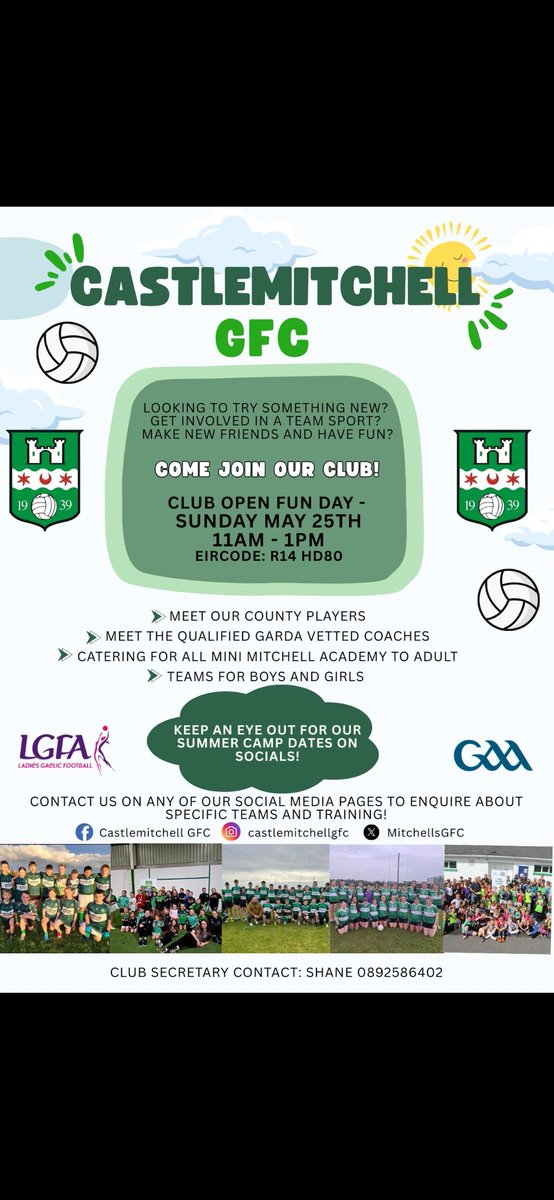 Castlemitchell GFC tweet media