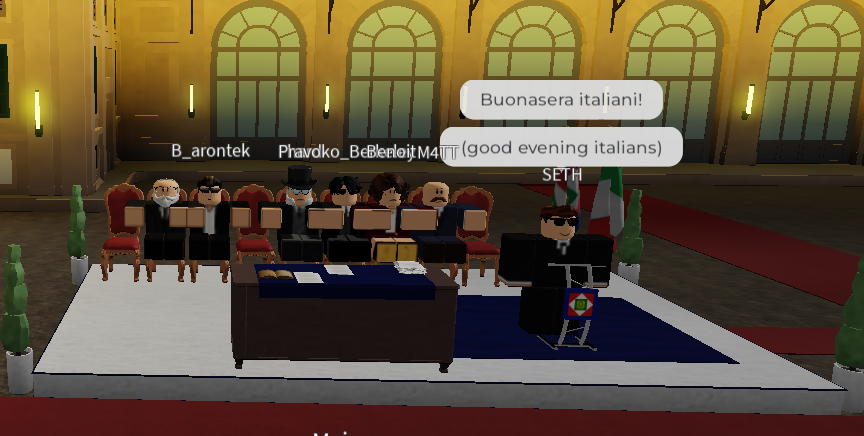 NobelF_RBLX's tweet photo. The 2nd Nobel Peace Prize Ceremony has concluded in Quirinale Palace. The Foundation congratulates
@sythsworth and ProudJack on winning the Nobel Prize. We hope that future laureates will be as dedicated to international fraternity and cooperation as they is. https://t.co/sVVLP3C6eS