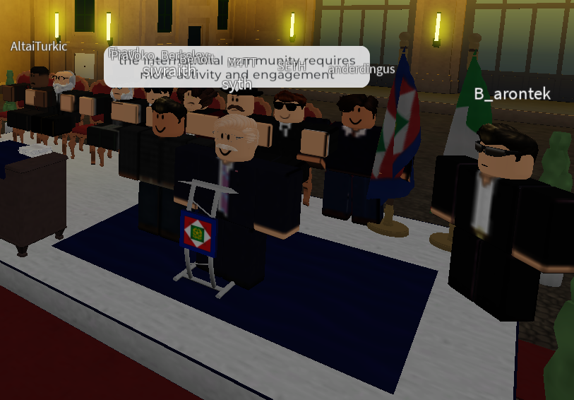 NobelF_RBLX's tweet photo. The 2nd Nobel Peace Prize Ceremony has concluded in Quirinale Palace. The Foundation congratulates
@sythsworth and ProudJack on winning the Nobel Prize. We hope that future laureates will be as dedicated to international fraternity and cooperation as they is. https://t.co/sVVLP3C6eS