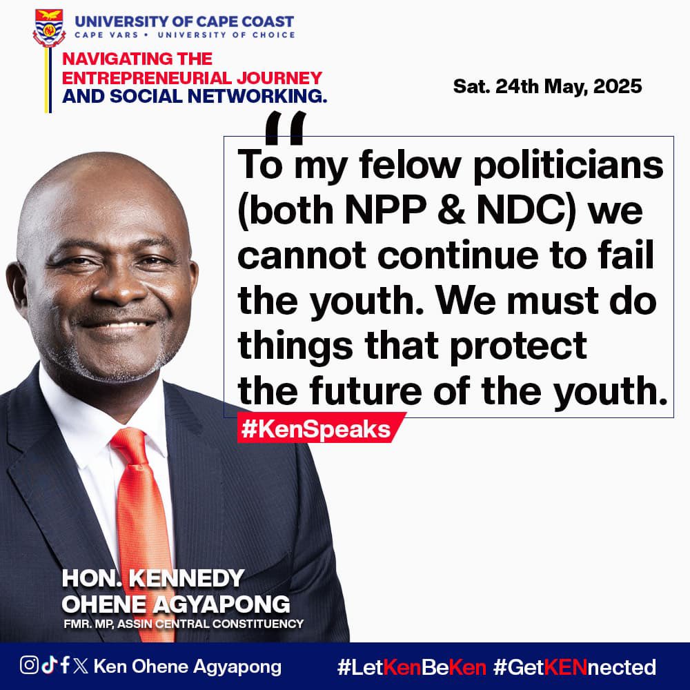 We recognize you to be the anchor of the youth as the backbone of our nation's future. Your commitment is empowering  the youth through real life quality education,meaningful employment opportunities,platforms for innovations and leadership. 
@honkenagy 
#LetKenBeKen 
#KenSpeaks