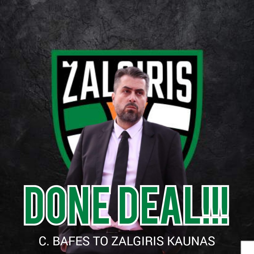 KostasNt6's tweet image. BOOM!!!

Christos Bafes to ZALGIRIS KAUNAS is a DONE DEAL!!!🤝

Christos will also reactivate his X account!!!

#PAOBC #OlympiacosBC #zalgiris