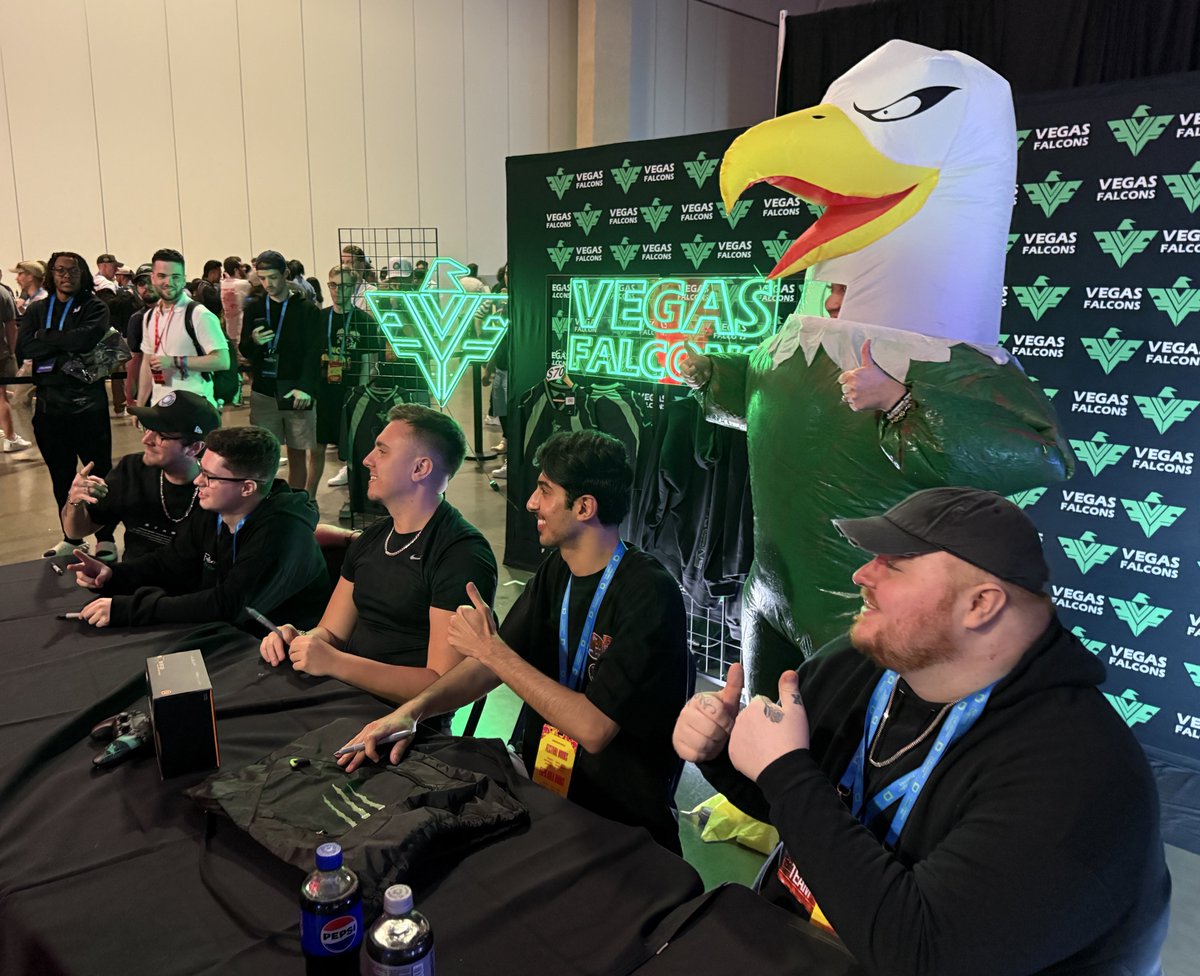 Thank you to all the Fans for your support this weekend 💚

DreamHack is one to remember 🦅

#VegasFalcons || #FalconsAreHere