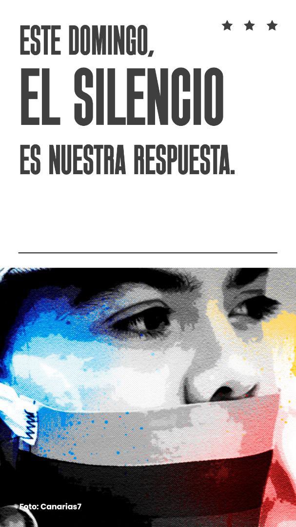 VenEsVenezuela's tweet photo. Que las calles vacías sean la demostración de que Venezuela entera no se presta a la farsa electoral del régimen.

¡El 25M NO! 

🇻🇪

El poder es nuestro. 

#YoYaVote | #YoNoObedezco https://t.co/5L9n6So9lD