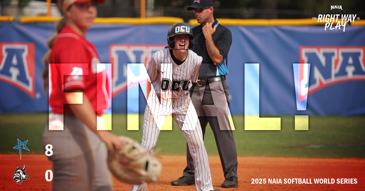 NAIA (@naia) on Twitter photo š„
The <a href="/ocustars/">Okla. City Stars</a> continue to shine here in Columbus at the #NAIASoftball World Series with an 8-0 victory over <a href="/VikingAthletics/">Viking Athletics</a>!
Check out the recap from game 11 ahead of the night cap getting underway! --> naia.prestosports.com/x/xypic
#TheRightWayToPlay š„
The <a href="/ocustars/">Okla. City Stars</a> continue to shine here in Columbus at the #NAIASoftball World Series with an 8-0 victory over <a href="/VikingAthletics/">Viking Athletics</a>!
Check out the recap from game 11 ahead of the night cap getting underway! --> naia.prestosports.com/x/xypic
#TheRightWayToPlay