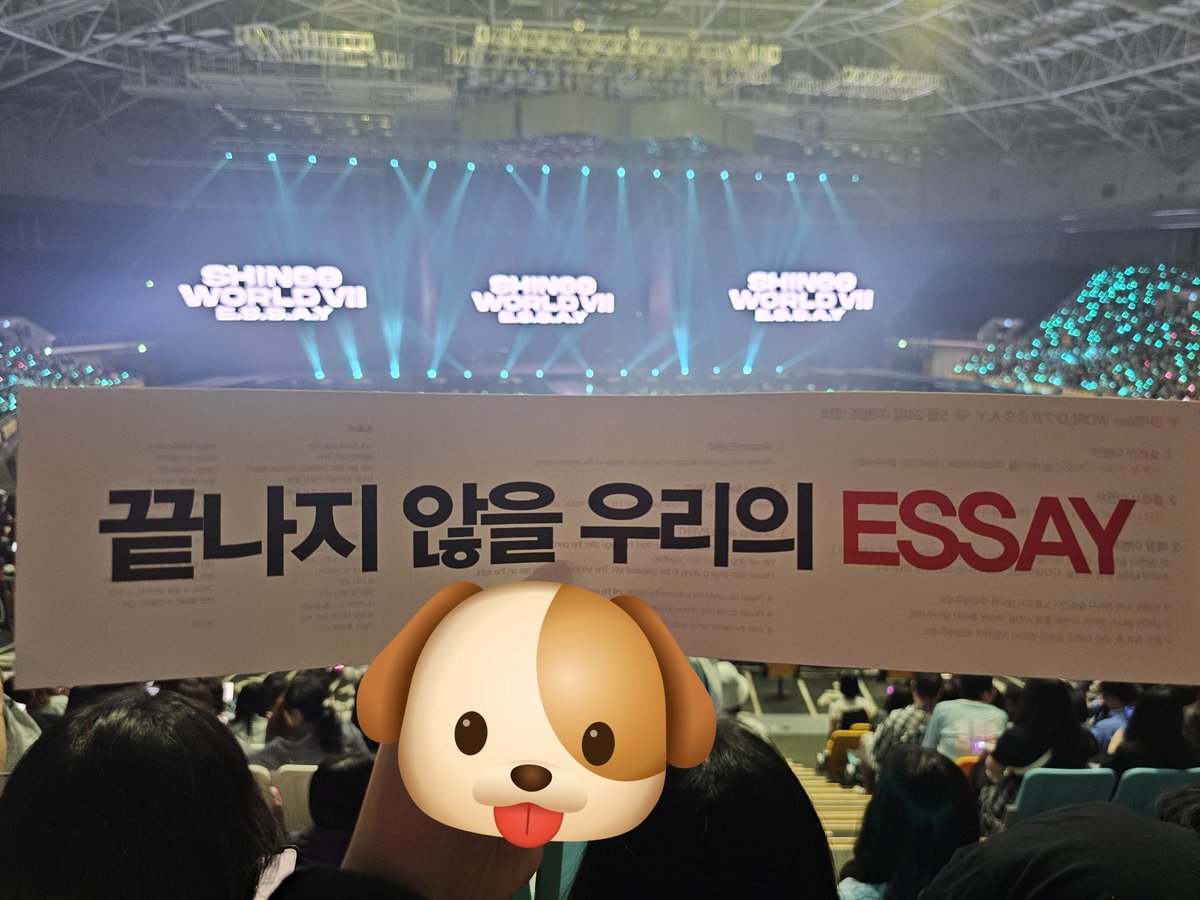 rmawkrghk0408's tweet photo. 2025년 5월24일
SHINee WORLD Ⅶ [E.S.S.A.Y]
체조경기장 2층 35구역 10열
#SHINee #샤이니
#SHINeeWORLDVII_ESSAY
#EveryStageShinesAroundYou
#샤이니월드7 #에세이 https://t.co/HUoiNG7jzX