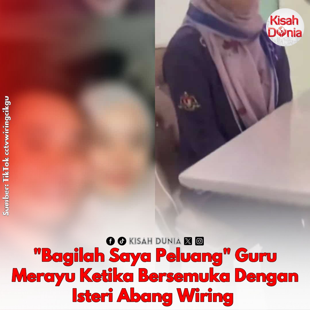kisahdunia_com's tweet image. "Saya kalau boleh taknak kahwin sebab saya dah kahwin 2 kali. Mak ayah memang tak bagi saya berumahtangga lagi" - CIKGU

Berita Penuh: kisahdunia.com/link/541050

#guru #ayerkeroh #wiring #selingkuh #bersemuka #KisahDunia