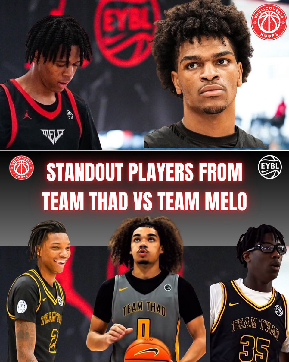 Undiscovered Recruits (@undiscoverhoops) on Twitter photo Nike EYBL Session 3 Game Standouts⬇️
Team Thad (TN) <a href="/TeamThadNation/">Team Thad Nation</a>
📌Jaylen Alexander (<a href="/256Jaylen/">Jaylen Alexander</a>) 2026 Team Thad (TN) 6’2 G ~ 13PTS, 3AST, 66% FG%.
📌Tarris Bouielll (<a href="/tarris_bouie4/">Tarris Bouie</a>) 2026 Team Thad (TN) 6’6 G ~ 18PTS, 4 REB, 53% FG%.
📌Kota Suttle Jr (<a href="/kotasuttlejr/">Kota Suttle Jr.</a>) Nike EYBL Session 3 Game Standouts⬇️
Team Thad (TN) <a href="/TeamThadNation/">Team Thad Nation</a>
📌Jaylen Alexander (<a href="/256Jaylen/">Jaylen Alexander</a>) 2026 Team Thad (TN) 6’2 G ~ 13PTS, 3AST, 66% FG%.
📌Tarris Bouielll (<a href="/tarris_bouie4/">Tarris Bouie</a>) 2026 Team Thad (TN) 6’6 G ~ 18PTS, 4 REB, 53% FG%.
📌Kota Suttle Jr (<a href="/kotasuttlejr/">Kota Suttle Jr.</a>)