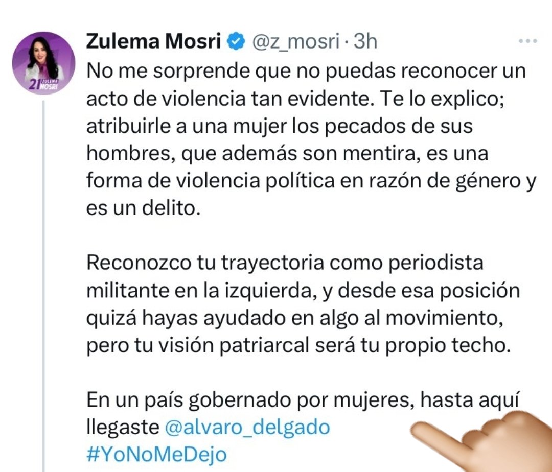 catrina_nortena's tweet image. #ULTIMAHORA 
🚨 GRAVE LA AMENAZA DE LA MAGISTRADA MAGDA ZULEMA @z_mosri ante el periodista @alvaro_delgado 

La esposa del General Macedo de la Concha, que ahora quiere ser Ministra, le mandó la amenaza diciéndole: &quot;hasta aquí llegaste&quot;...