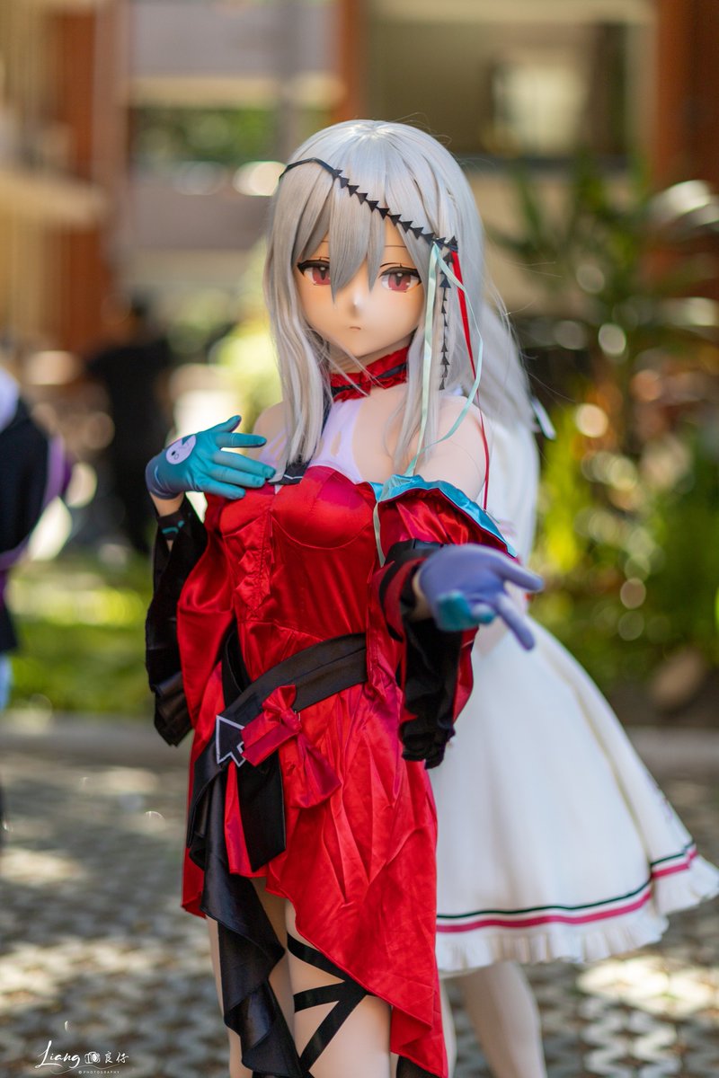 …想聽我來上一曲？
📷：蕭信良（Facebook）
#kigurumi #着ぐるみ 
#Arknights #アークナイツ 
#Skadi #スカジ