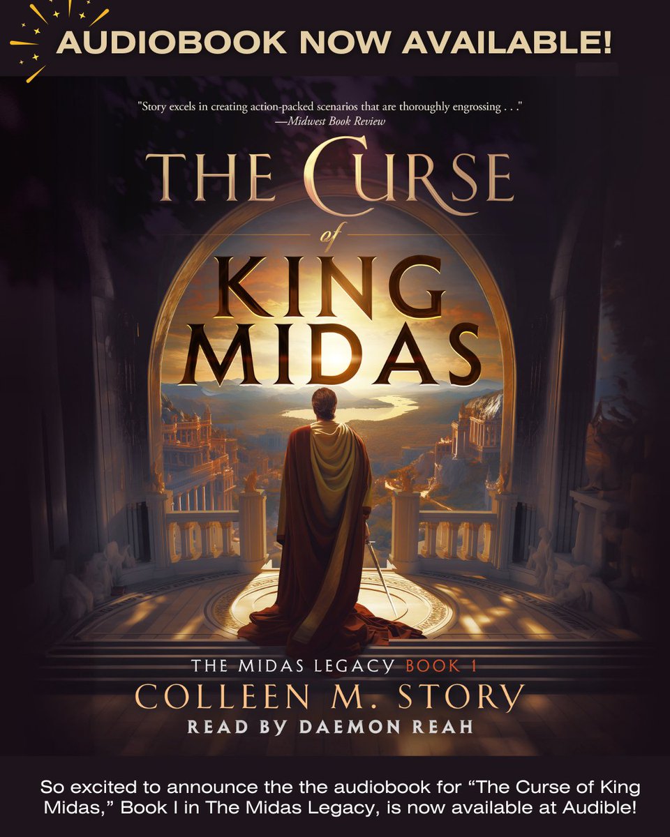 "The Curse of King Midas," Book I in The Midas Legacy, is now available on Audible! Check it out here: rebrand.ly/zv4tvq0
#amwriting #historicalfantasy