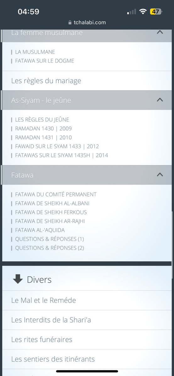 adnbrt_'s tweet photo. Salam aleykoum pour ceux qui veulent suivre des cours il y a le site de cheikh Tchalabi qu’Allah le préserve sur la droiture dans lequel il regroupe ses cours (plus de 20 ans de cours الله y berek) par matières (voir photos in shaa الله ) 
Son site : https://t.co/dENGf2x84b https://t.co/eY4JNthf8s
