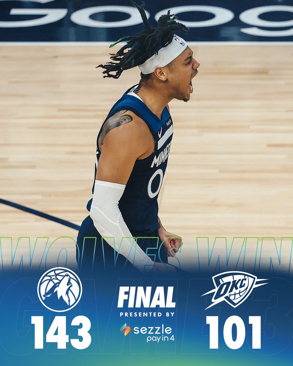 one down, three to go.