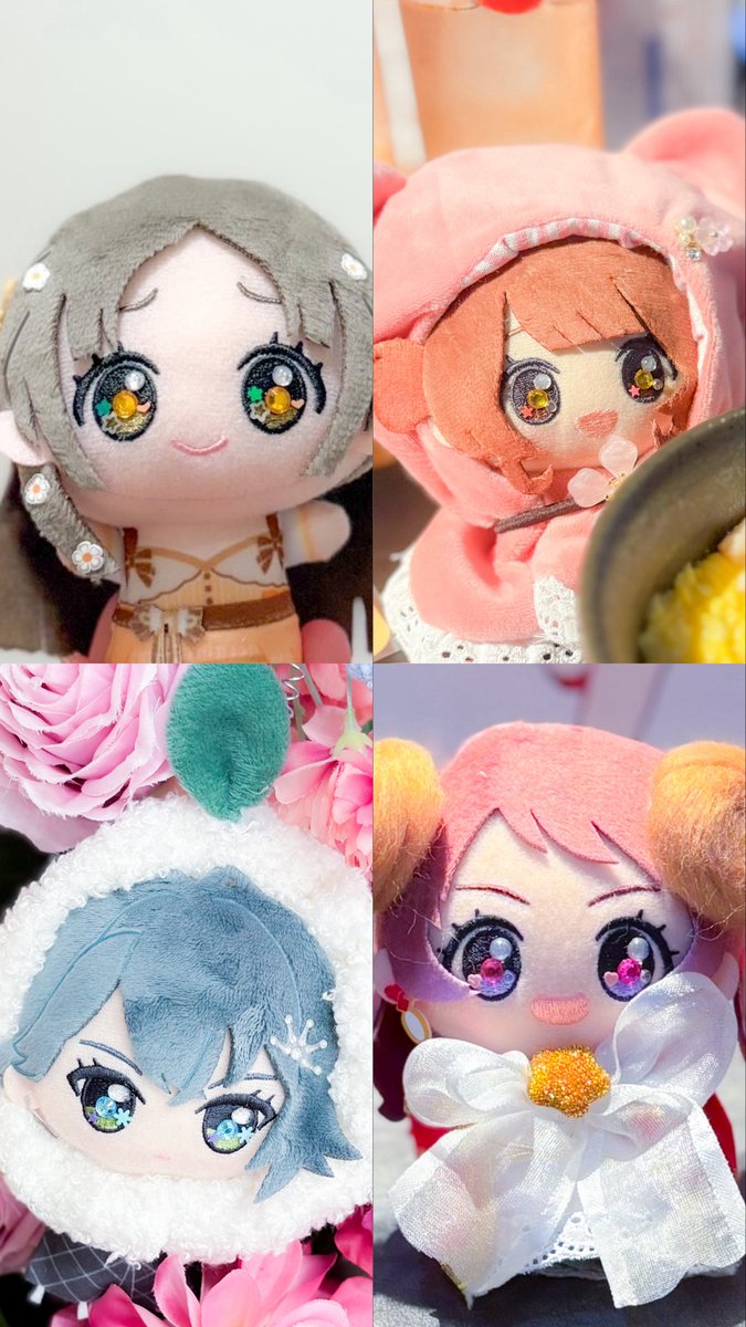 ちびぐるみの目をキラキラにアレンジしよう👀✨ ちびぐるみの目には100