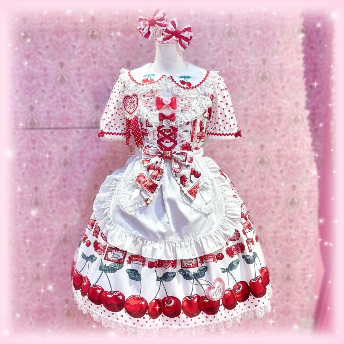 AngelicPrettyチェリートップス Angelic Pretty♡Cherry Collar ブラウス
