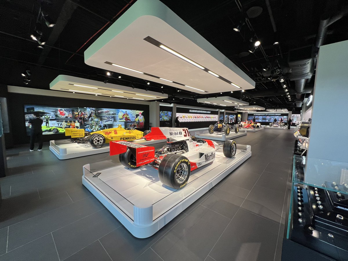 jce504's tweet image. Honored, humbled and beyond grateful to have helped with the Penske Gallery portion of the @IMSMuseum renovation. Between the car and firesuit restorations, win posters lining the corridor and the massive digital wall. One of the coolest things I’ve been able to do in my career.