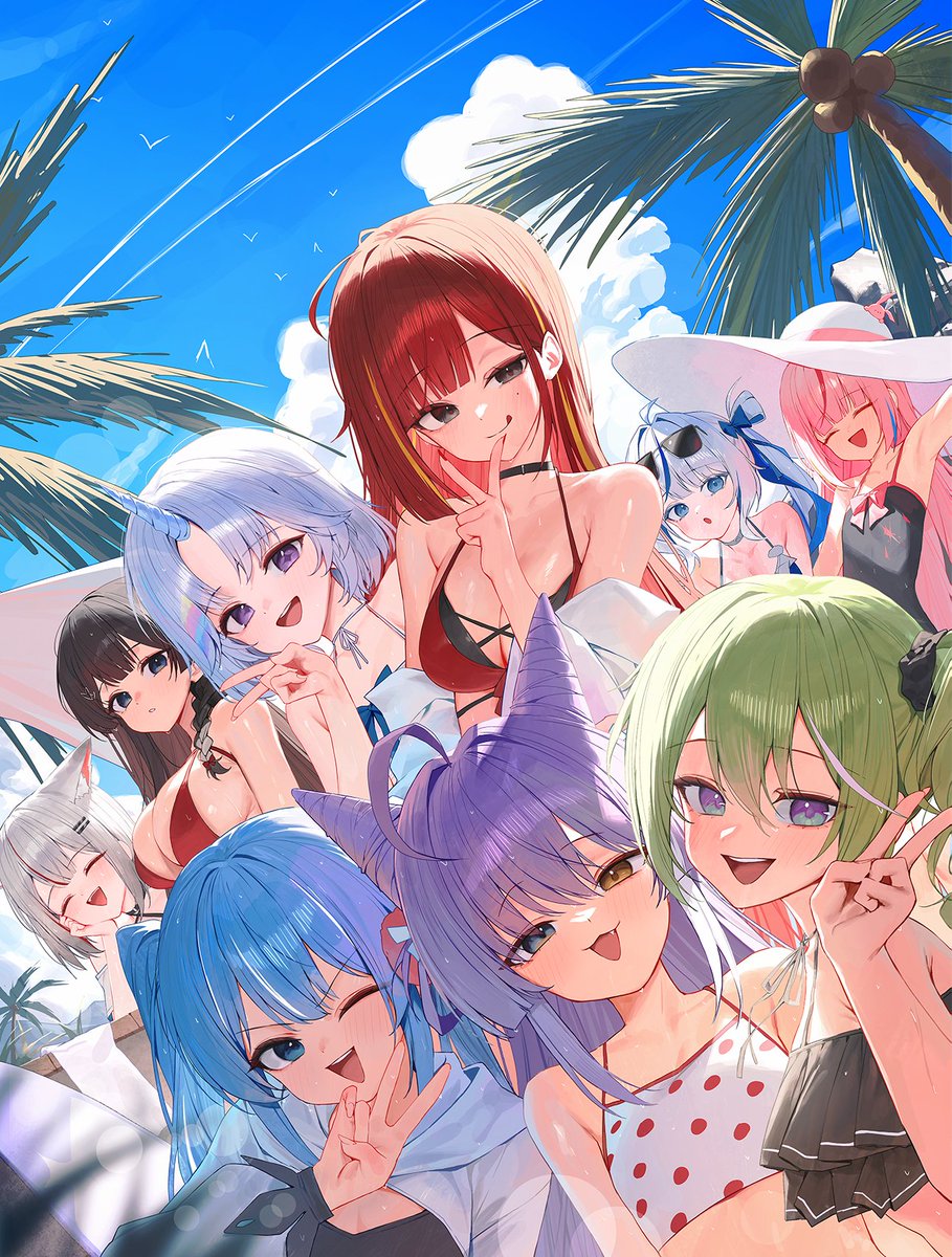 여름이다~~
#yunyart #Lize_art #Tabiart #_hinart #ShiroArt #Nanart_ #riko_art #shibuki_art #kumorinart