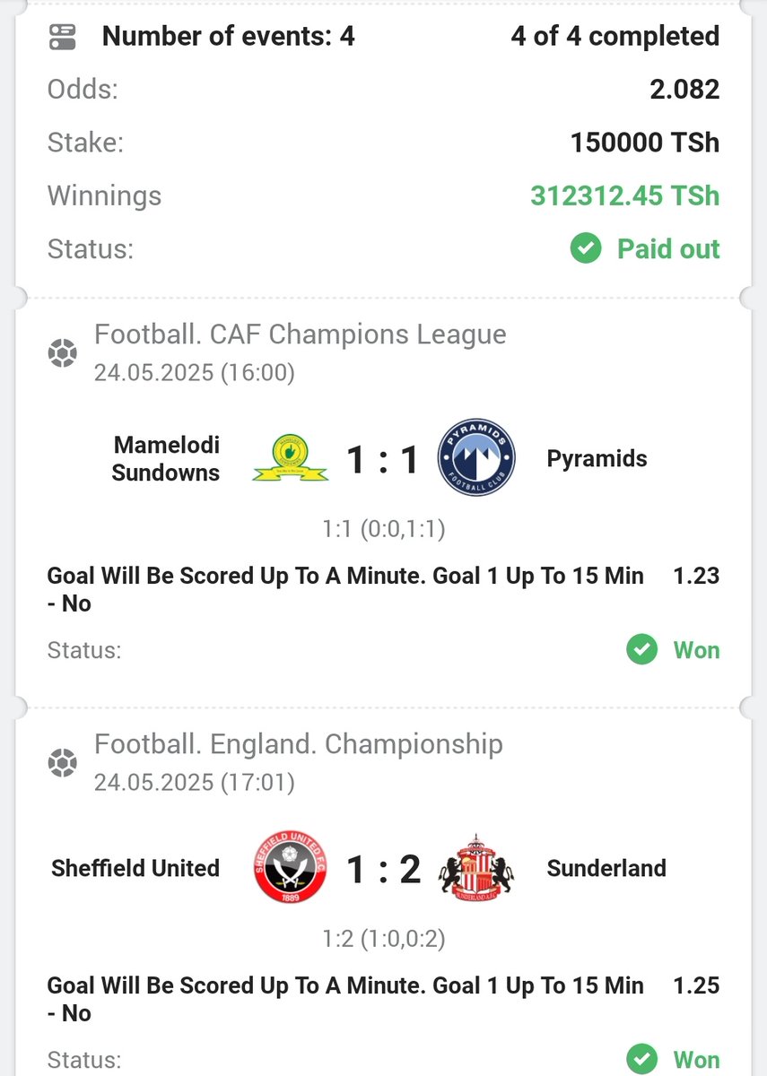 Boom Boom 💥 💥 💥 
Congratulations to everyone 🎉🎉🎉

Jisajili Fansport 👇🏼

bit.ly/44jxVeL

Promo code 👉🏼 TUDDY
Bonus 300k.
Click link kwenye bio kujoin group free Kuna mikeka ya tennis Kule .