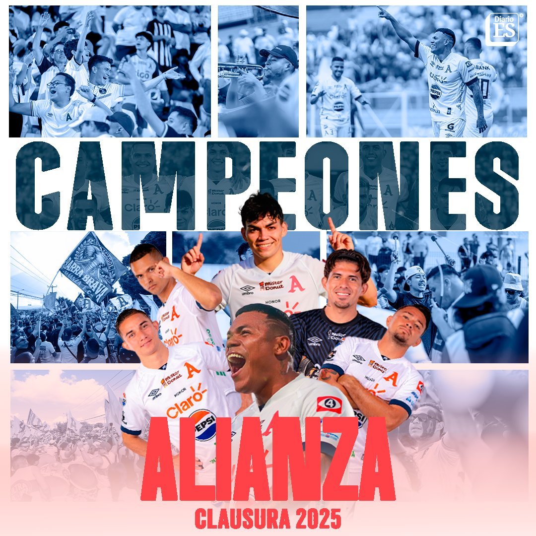 elsalvador's tweet photo. #DeDeportes | ¡¡@AlianzaFC_sv CAMPEÓN!! Los albos han alcanzado su título 19 al vencer a @CDMLimeno 4-3 en la tanda de penales. 

Ponle más emoción haciendo click en: https://t.co/uSBhGEzBvX 

@dalesv_oficial está disponible para cualquier duda o consulta. https://t.co/uvMEJE2zT6