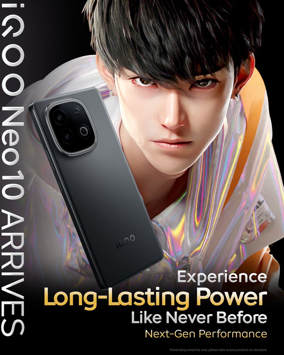 #iQOONeo10 is coming tomorrow.
To be the last one standing, you need an unwavering battery life!

Launching first on May 26th, with Russia, Indonesia, Thailand, Malaysia, Saudi Arabia, and UAE to follow. #Staytuned

#iQOO #PowerToWin