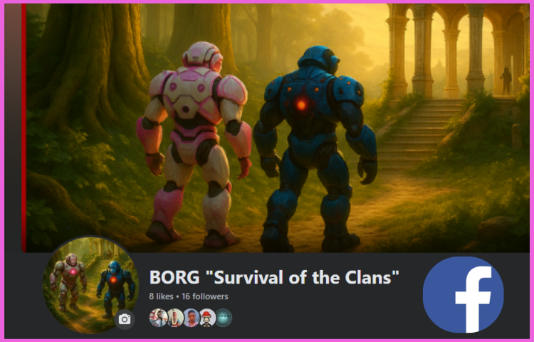 SURVIVAL OF THE CLANS 
             Animated Series Coming Soon  ⏰
        Kickstarter will be Launching Soon . . . TBA 
Join Socials:  ⤵️
  🌴 linktr.ee/Borgsotc  
 Follow Project Progress On:  ⤵️
facebook.com/profile.php?id…