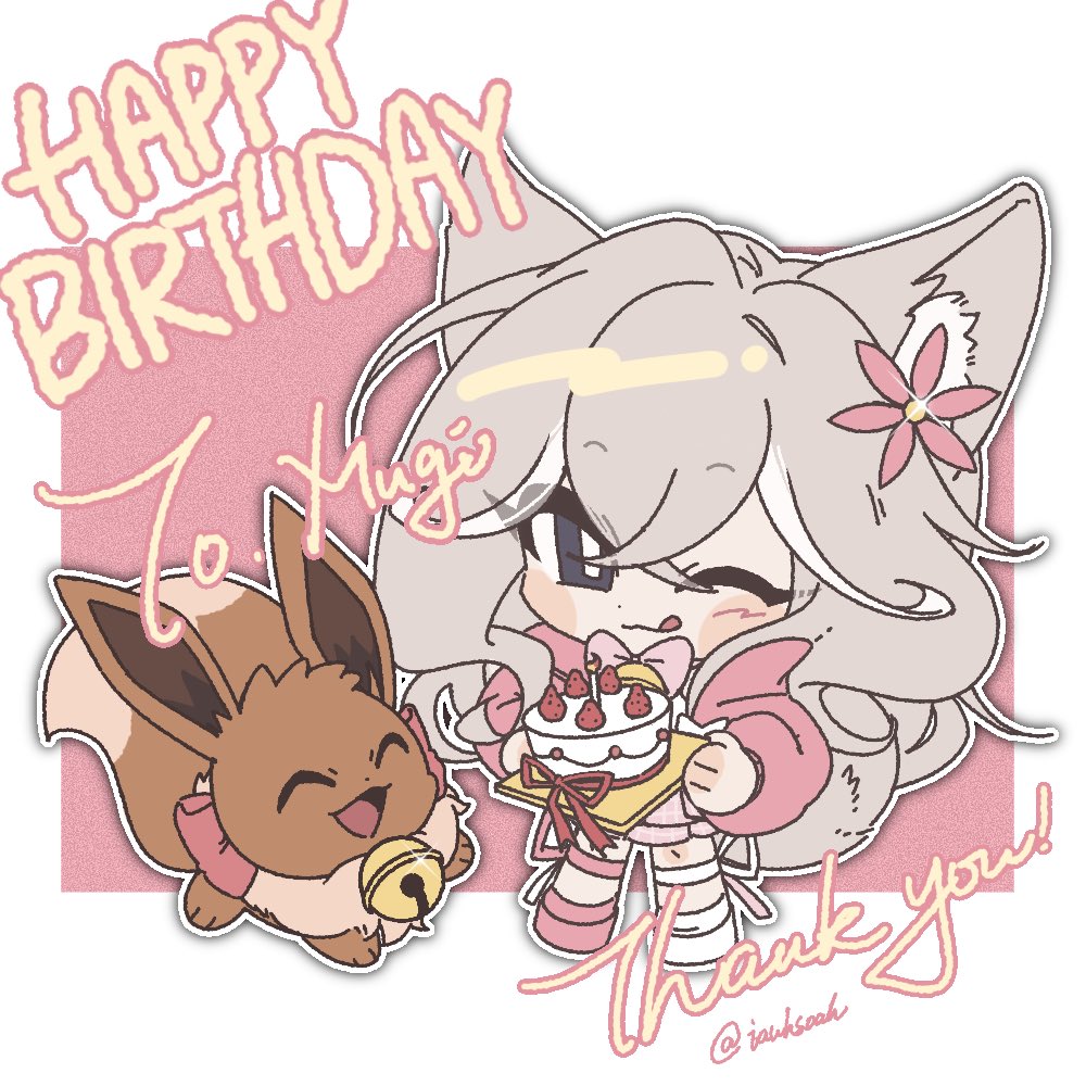 it's your favourite pupper's birthday! i hope to see yall at my birthday stream @ 1-2PM EST (6-7PM BST)🩷 we got so much yappin to do and so many games to play!

🎨: @/iauhsoah

#vtuber #dogvtuber #VtuberEN #Tsudles