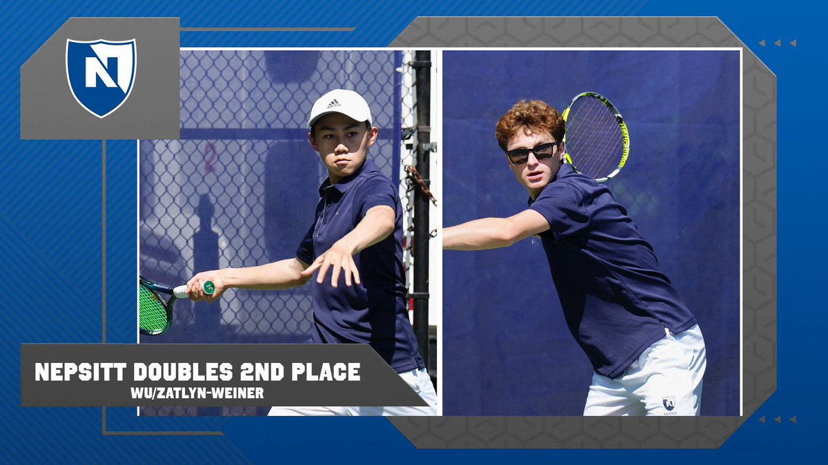 Congratulations to Tony Wu &amp; Jonas Zatlyn-Weiner | NEPSITT Doubles 2nd Place #NoblesAthletics