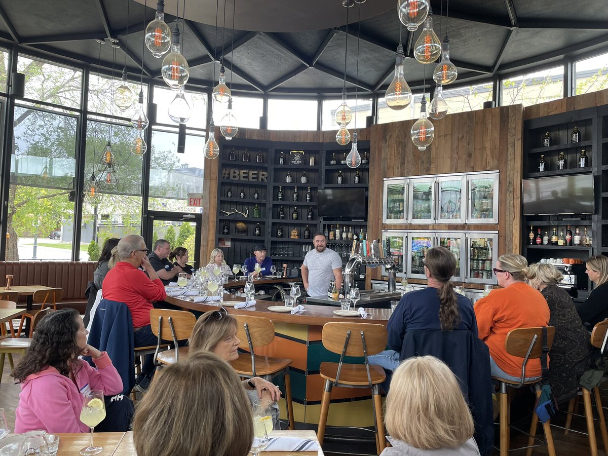 First stop today <a href="/barculaccino/">Culaccino</a> for some amazing food and drinks.  They have the best fried chicken.  <a href="/DTBurlingtonON/">Downtown Burlington</a>