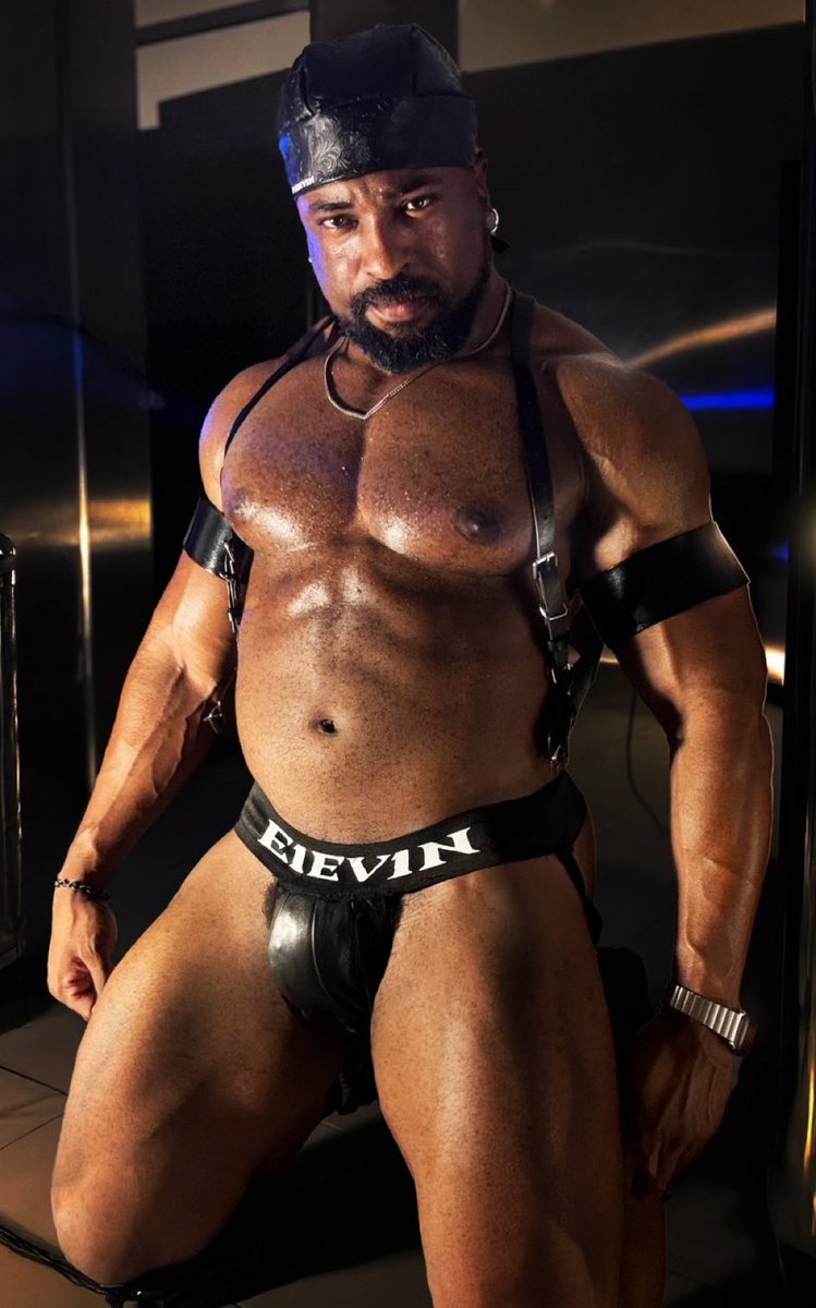 Black Muscle Bear! #BBC #BignBlack #BlkMuscleBear