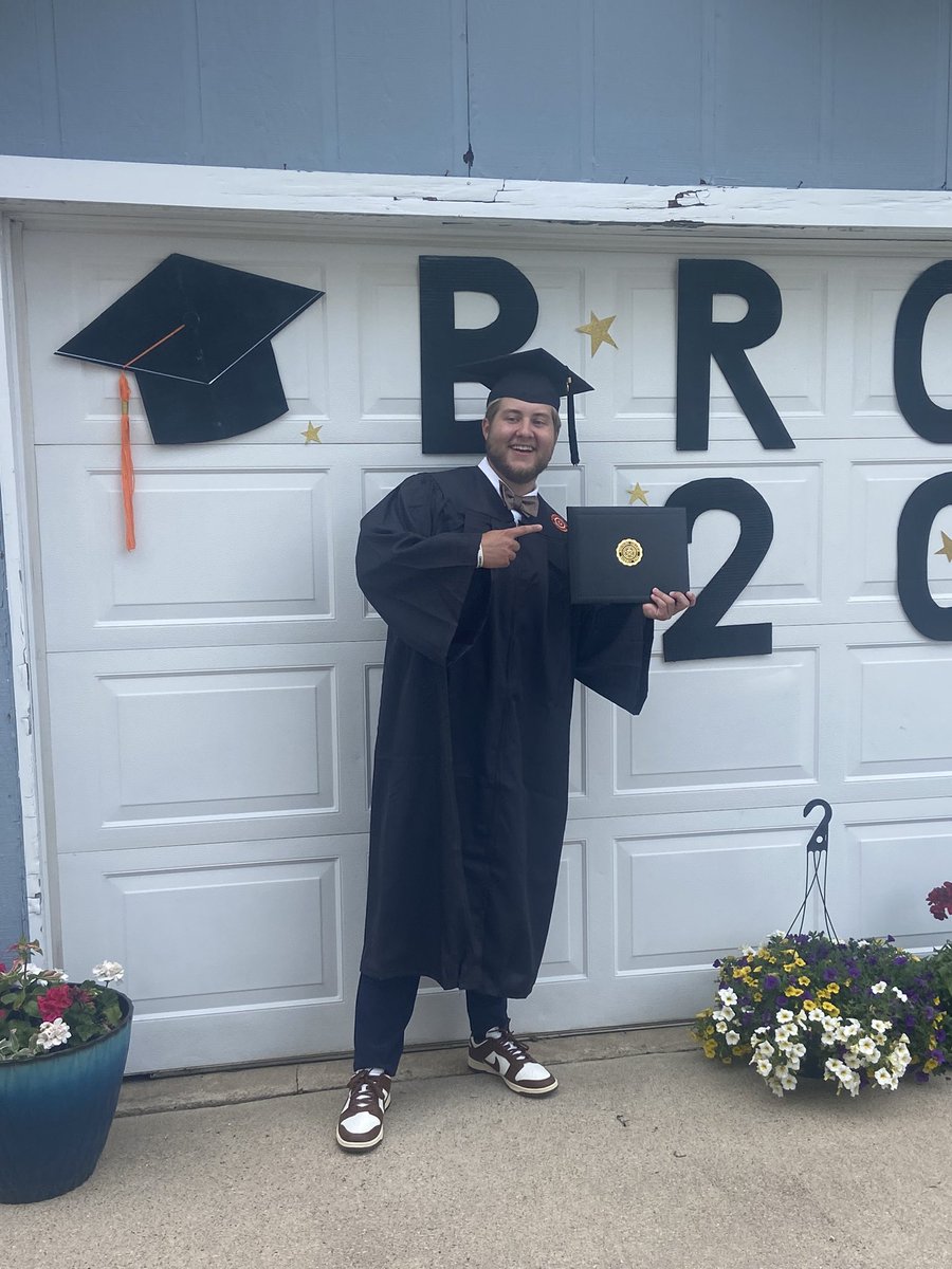 Super proud of this guy! Worked his butt off the last few years at Wartburg and graduated with a 3.4. Love seeing his passion for teaching. You are going to do great things Brod! Love you bud!